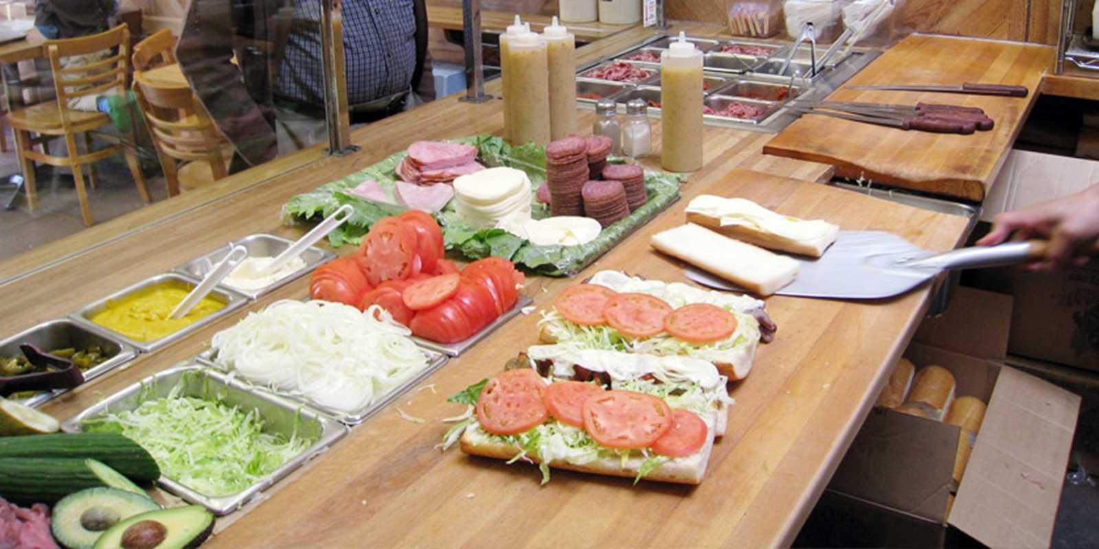 made-to-order submarine sandwiches